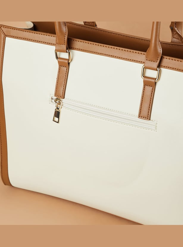 CODE Colourblock Laptop Bag