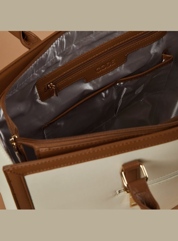 CODE Colourblock Laptop Bag