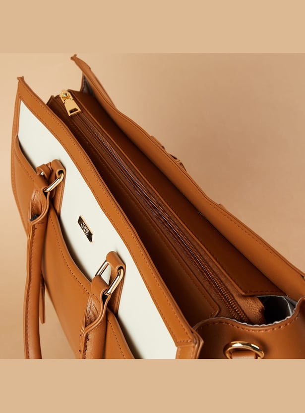 CODE Colourblock Laptop Bag
