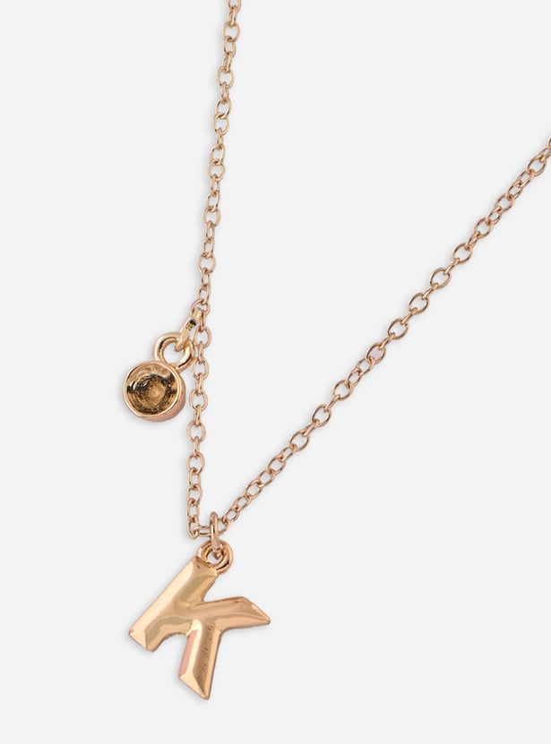 TONIQ Alphabet Pendant Necklace
