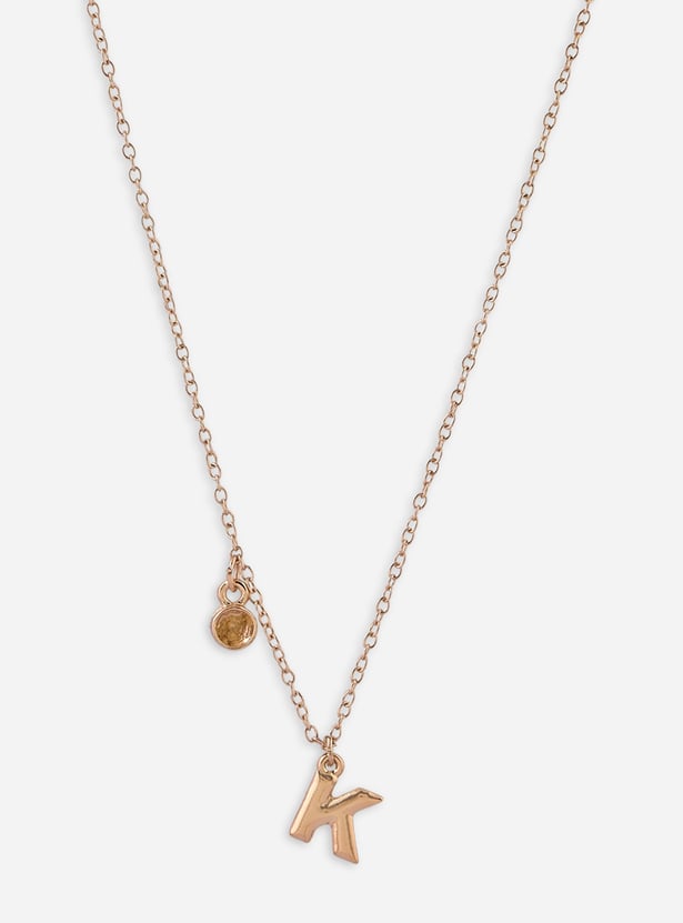 TONIQ Alphabet Pendant Necklace