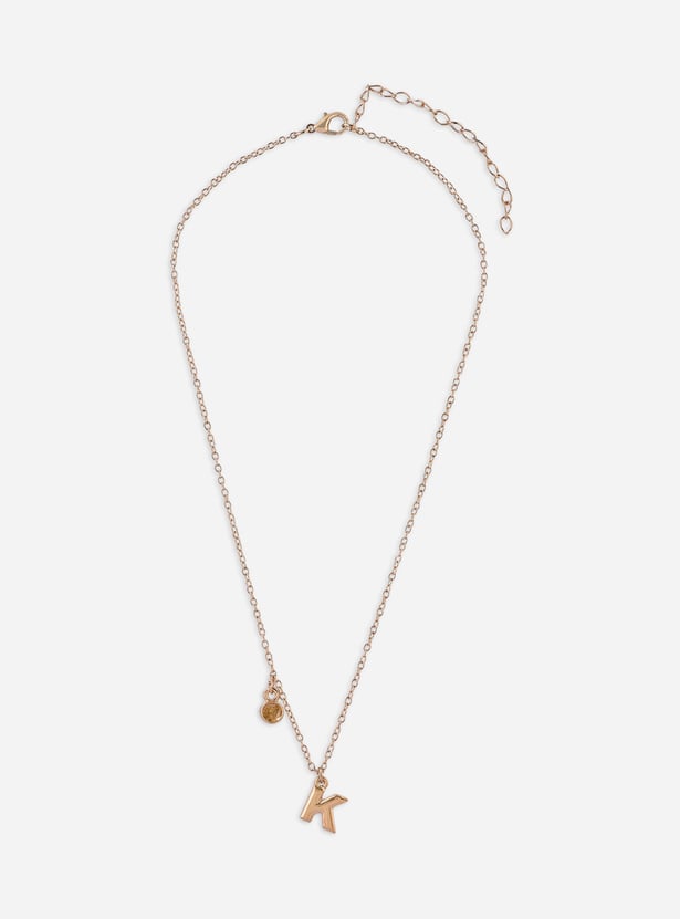 TONIQ Alphabet Pendant Necklace