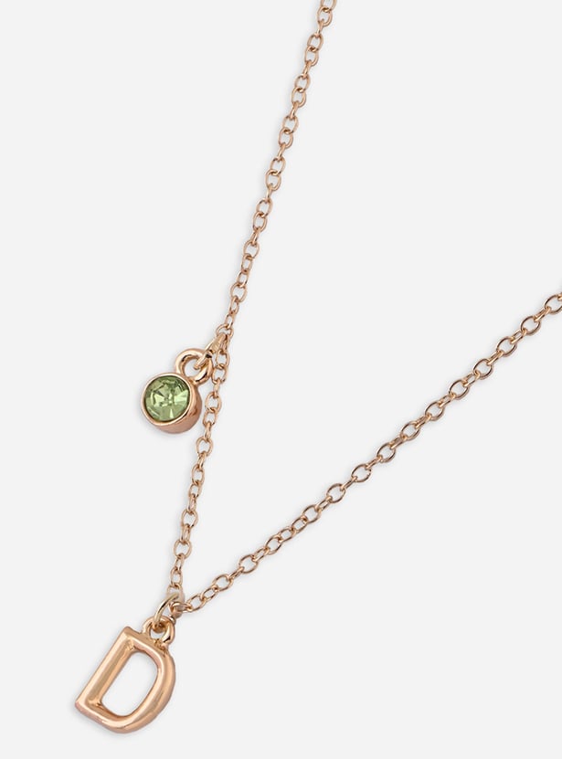 TONIQ Alphabet Pendant Necklace