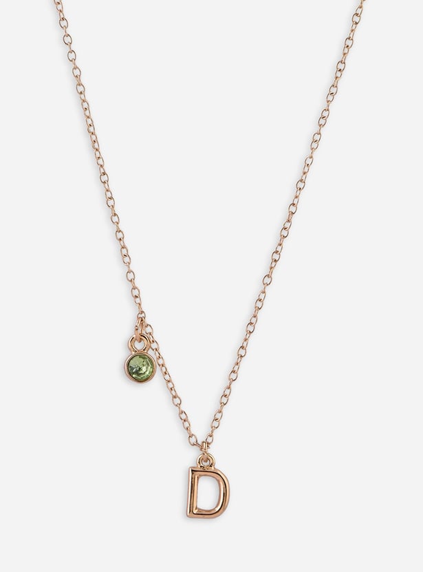 TONIQ Alphabet Pendant Necklace