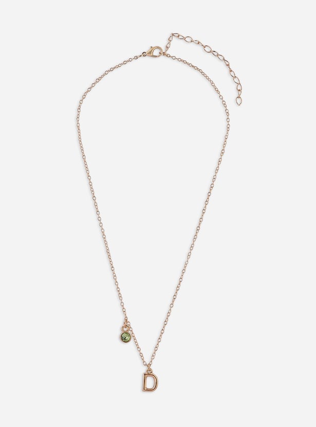 TONIQ Alphabet Pendant Necklace