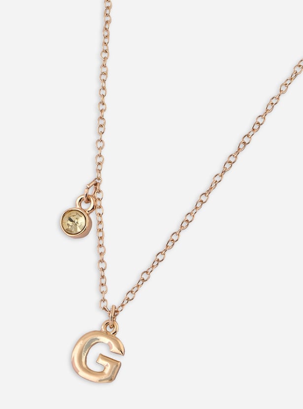 TONIQ Initial Pendant Necklace