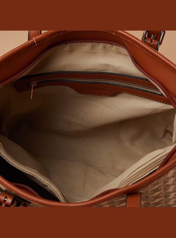 CODE Printed Shoulder Bag