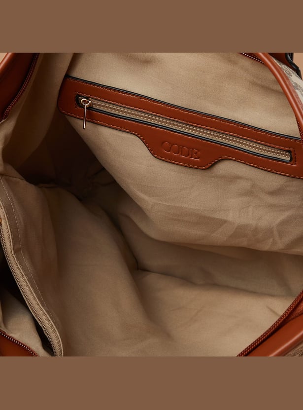 CODE Printed Shoulder Bag