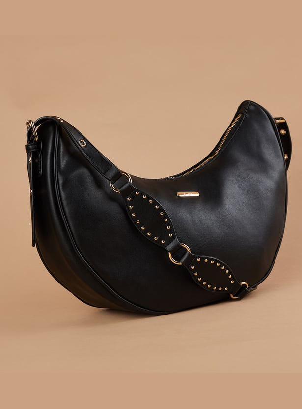 GINGER Solid Hobo Bag
