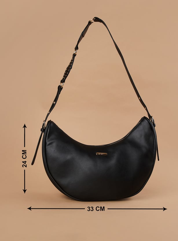GINGER Solid Hobo Bag