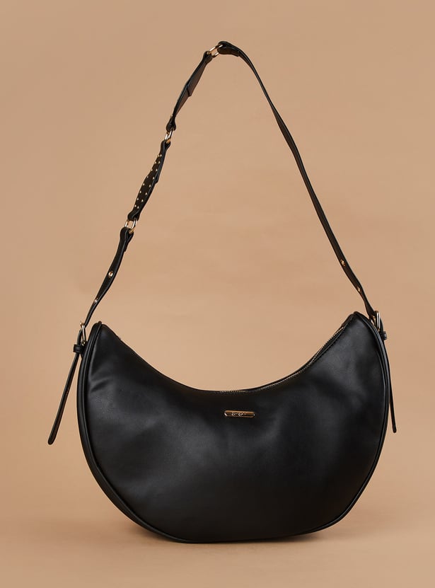 GINGER Solid Hobo Bag