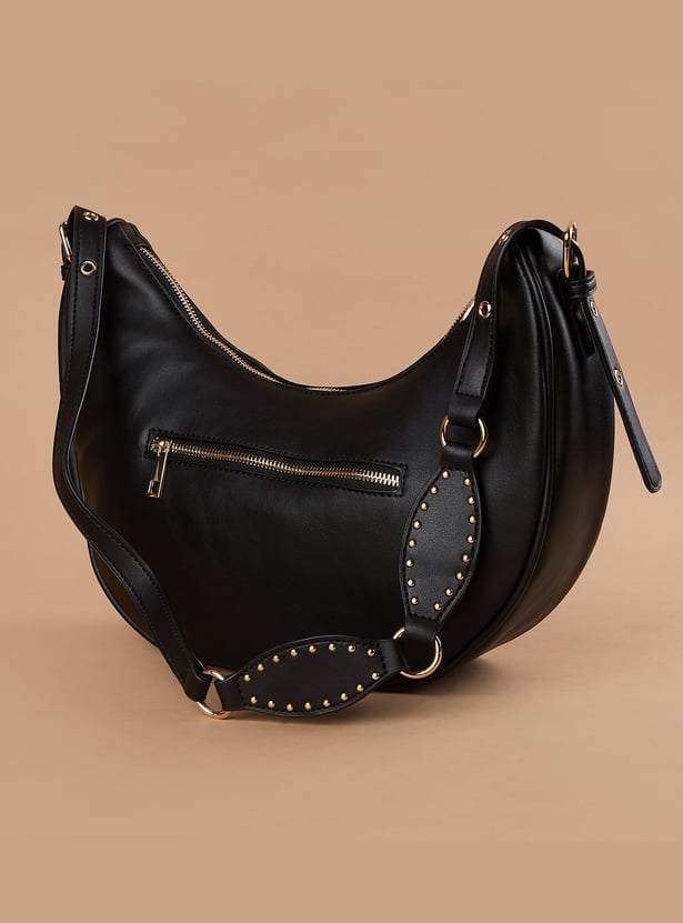 GINGER Solid Hobo Bag