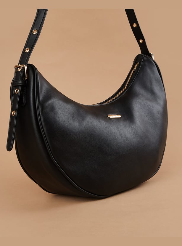 GINGER Solid Hobo Bag