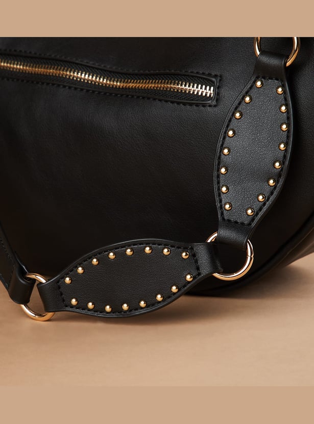GINGER Solid Hobo Bag