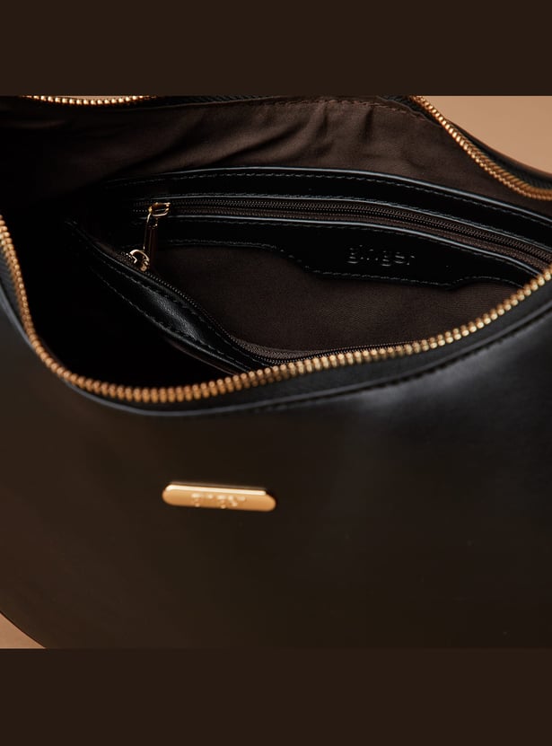 GINGER Solid Hobo Bag
