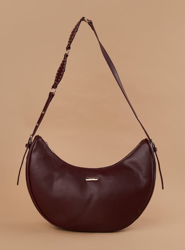 GINGER Solid Hobo Bag