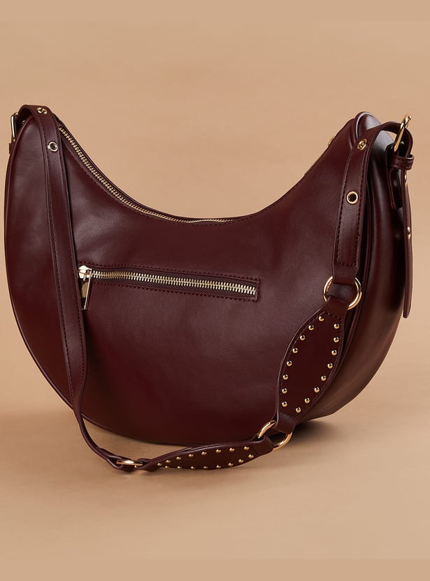 GINGER Solid Hobo Bag