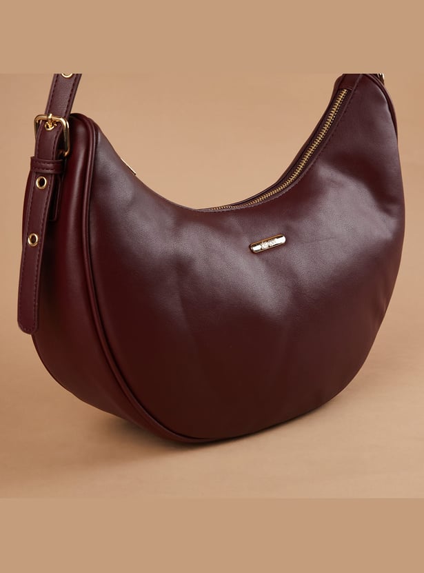 GINGER Solid Hobo Bag