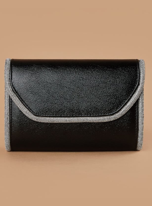 CODE Embellished Envelope Clutch