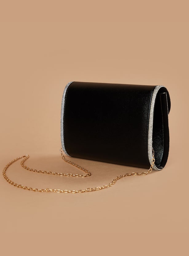 CODE Embellished Envelope Clutch
