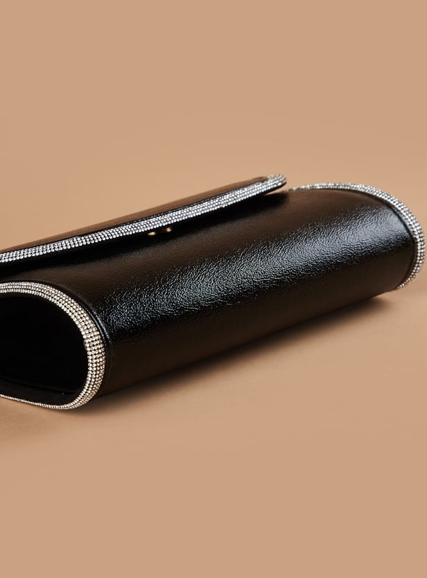 CODE Embellished Envelope Clutch