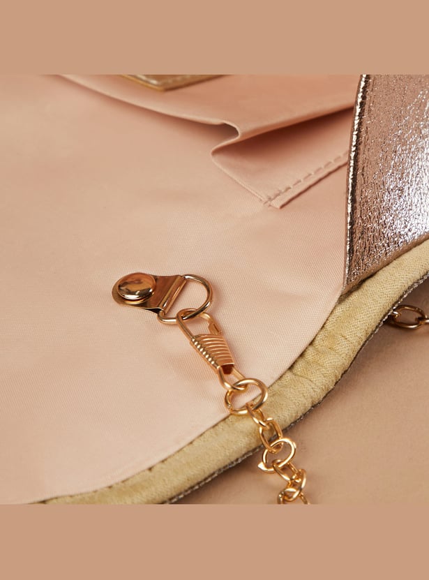 CODE Embellished Envelope Clutch