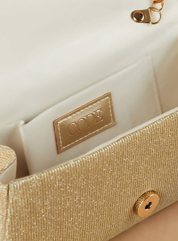 CODE Textured Envelope Clutch