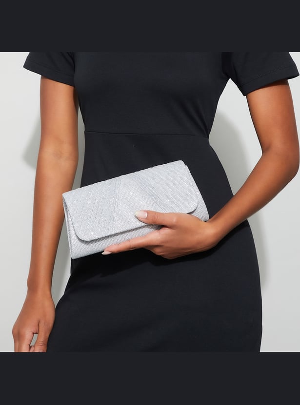 CODE Textured Envelope Clutch
