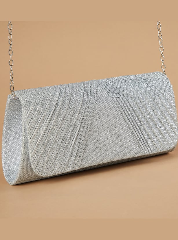 CODE Textured Envelope Clutch