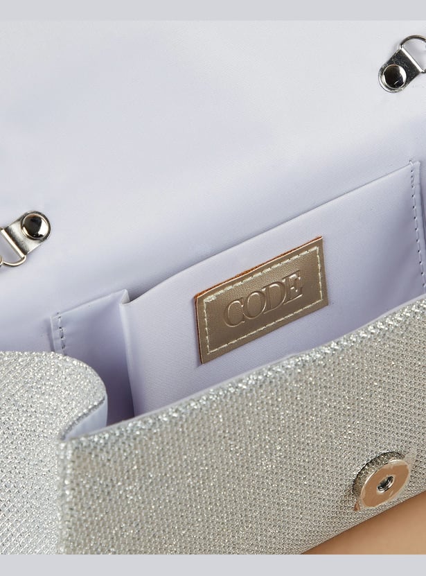 CODE Textured Envelope Clutch