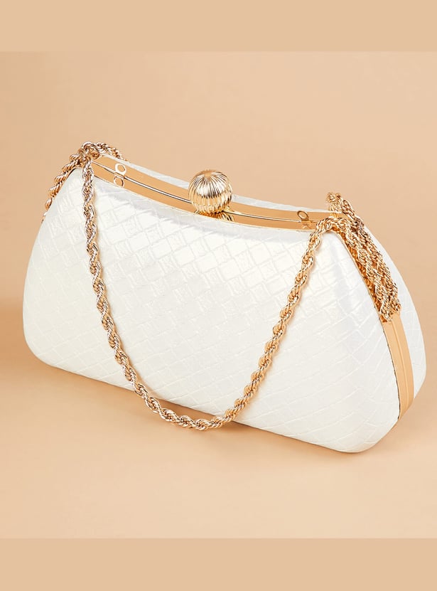 CODE Textured Box Clutch