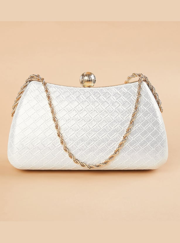 CODE Textured Box Clutch