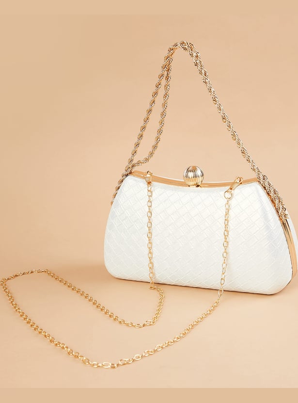 CODE Textured Box Clutch