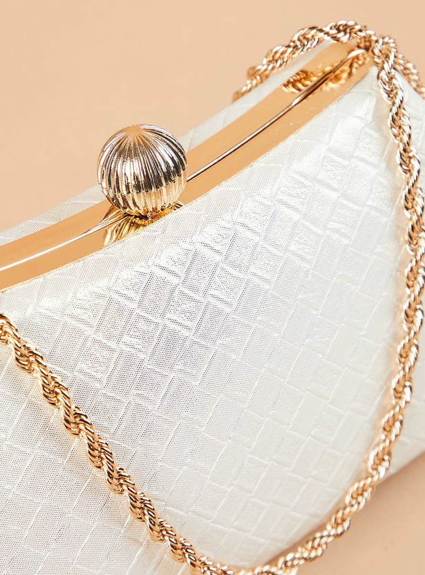 CODE Textured Box Clutch