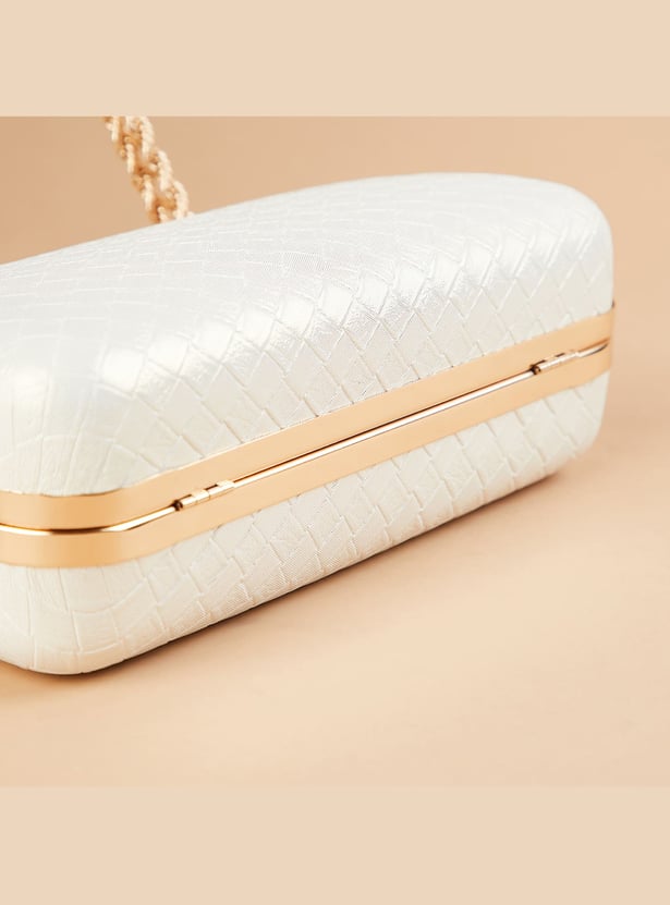 CODE Textured Box Clutch