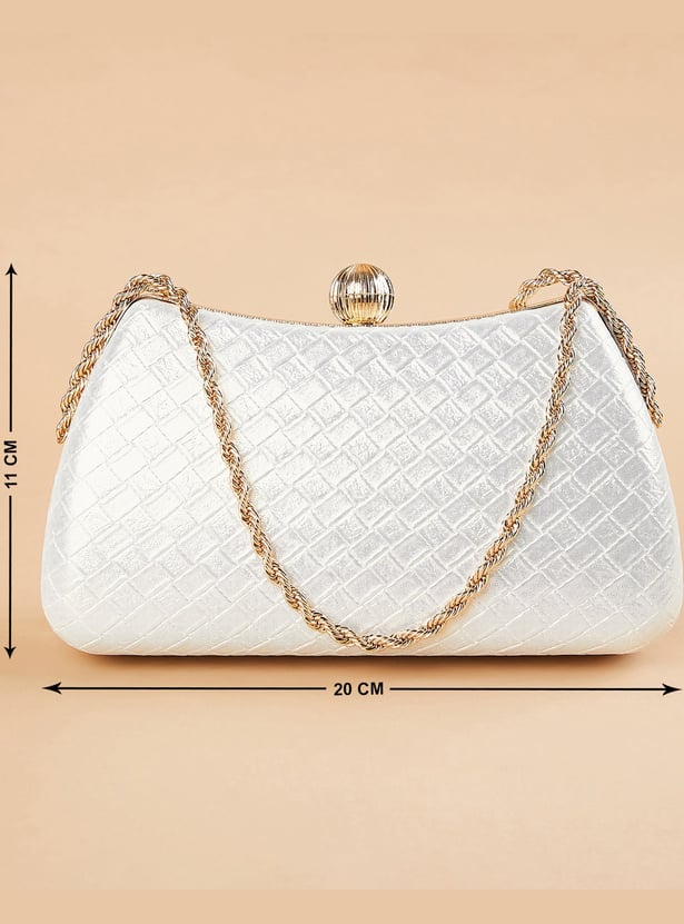 CODE Textured Box Clutch