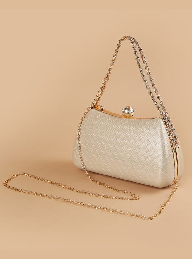 CODE Textured Box Clutch