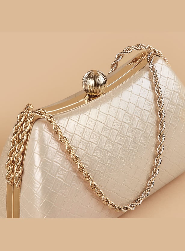 CODE Textured Box Clutch