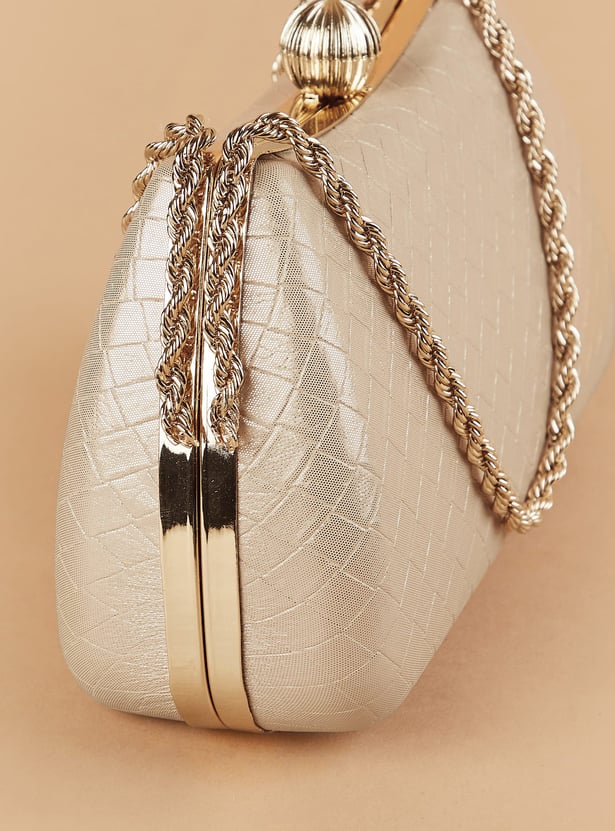 CODE Textured Box Clutch