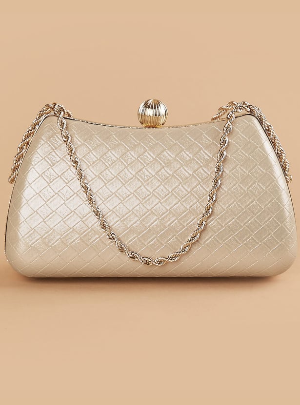 CODE Textured Box Clutch