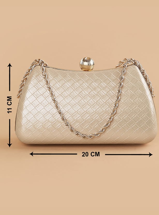CODE Textured Box Clutch