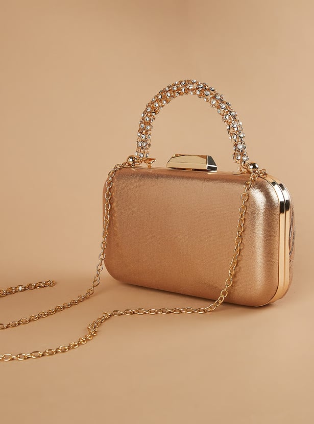 CODE Pleated Box Clutch