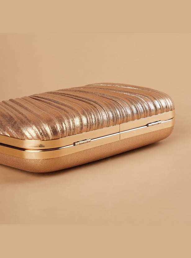 CODE Pleated Box Clutch