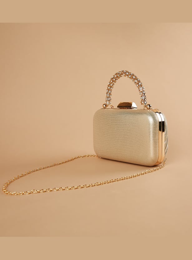 CODE Pleated Box Clutch
