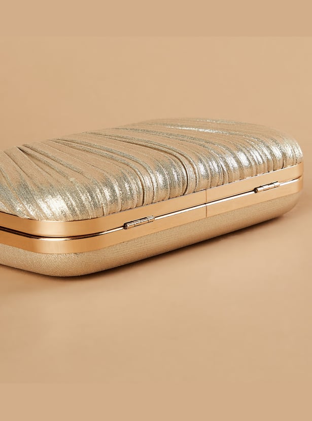 CODE Pleated Box Clutch