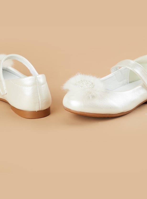 FAME FOREVER Embellished Ballerinas