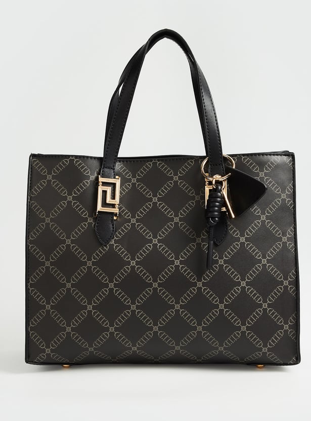 ELLE Printed Handheld Bag