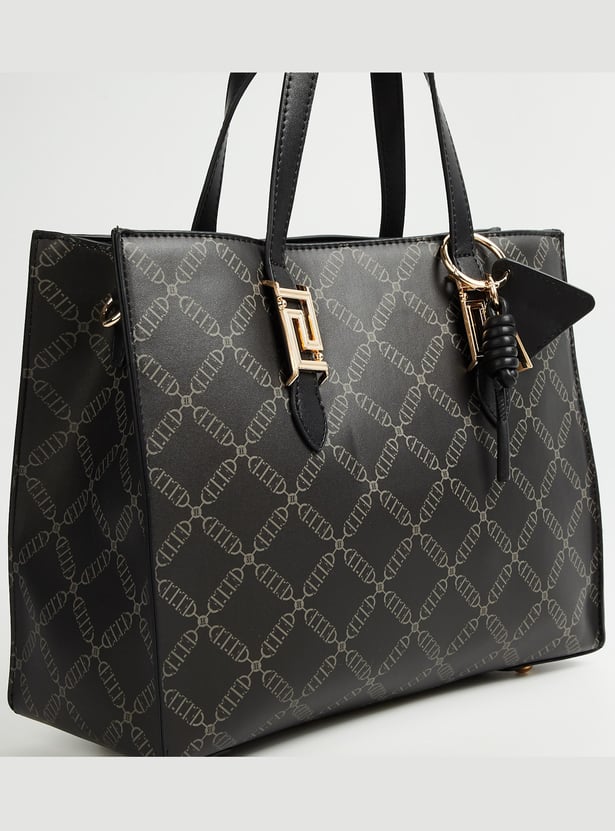 ELLE Printed Handheld Bag