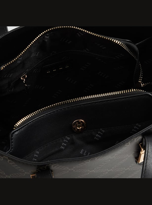 ELLE Printed Handheld Bag