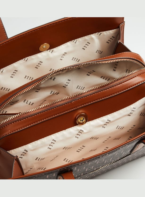 ELLE Printed Shoulder Bag